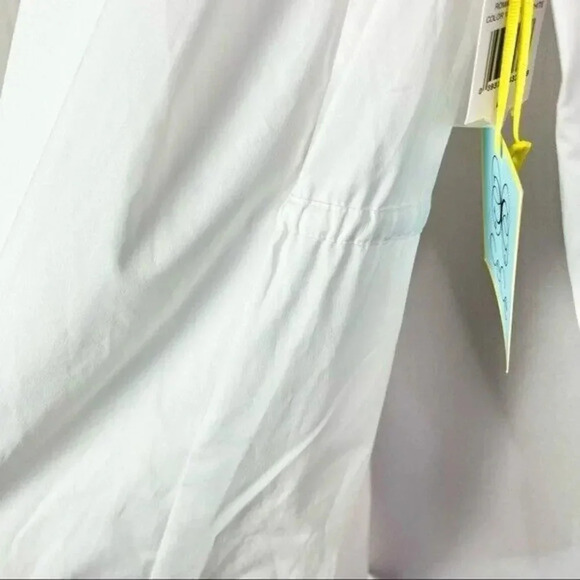 Cece White Romantic Voyage Long Sleeve Button Down M - Picture 4 of 4